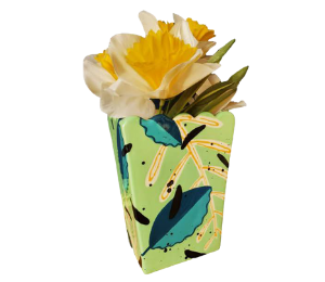 Chino Hills Leafy Vase