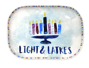 Chino Hills Hanukkah Light & Latkes Platter