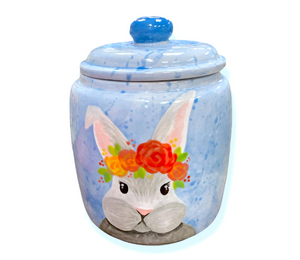 Chino Hills Watercolor Bunny Jar