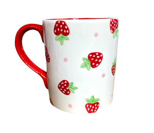 Chino Hills Strawberry Dot Mug