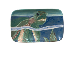 Chino Hills Swimming Turtle Plate