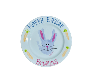 Chino Hills Easter Bunny Plate