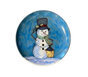 Chino Hills Rustic Glazed Snowman