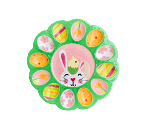 Chino Hills Easter Sherbet Egg Plate