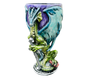 Chino Hills Antique Dragon Goblet