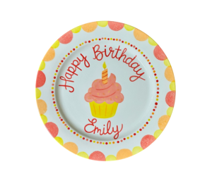 Chino Hills Birthday Cupcake Plate